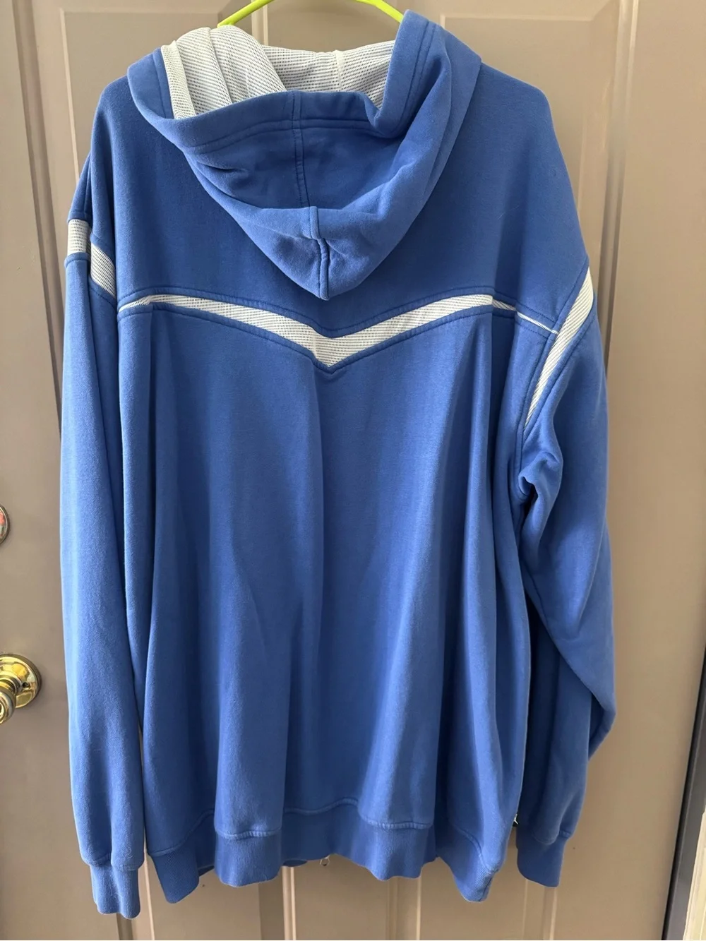 Vintage Jordan Men’s Blue Full-Zip Hoodie